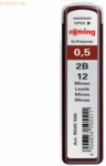 Rotring Feinminen hi-polymer 0,5mm 2B schwarz VE=12 St&uuml;ck