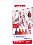 Edding Textilmarker edding 4500 creative 2-3mm VE=5 Farben
