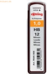 Rotring Feinminen hi-polymer 1,0mm HB schwarz VE=12 St&uuml;ck