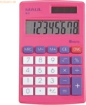 Maul Taschenrechner M 8 Solar/Batterie 69x10mm pink
