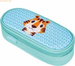 Herlitz Sch&uuml;leretui Faulenzer Cute Animals Tiger Polyester BxHxT 215x6