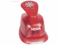 Heyda Motivstanzer für Karton bis 220g/qm Blume 15x15mm