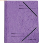 Herlitz Einschlagmappe mit Gummizug Karton violett