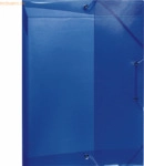 Herlitz Heftbox A4 blau/transluzent