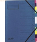 Herlitz Ordnungsmappe 1-12/A-Z 12 F&auml;cher blau