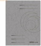 5 x Herlitz Schnellhefter A4 Karton 355g/qm grau