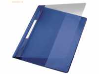 Leitz Plastik-Hefter Exquisit A4+ PVC mit Innentasche blau
