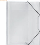 12 x Veloflex Ordnungsmappe Crystal A4 transparent