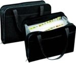 Veloflex F&auml;chertasche mit 24 Registerf&auml;cher und Taben schwarz