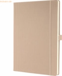 Sigel Notizbuch Conceptum A4 97 Blatt Hardcover kariert 80g beige