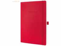 Sigel Notizbuch Conceptum A4 194 Seiten Softcover liniert 80g red