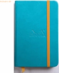 Rhodia Notizbuch Rhodiarama A6 10,5x14,8cm 96 Blatt 90g liniert t&uuml;rkis