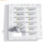 Durable Einsteckschilder f&uuml;r Namensschilder I+K+L Karton 75x40mm wei&szlig;