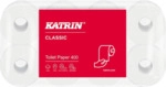 KATRIN Toilettenpapier Classic Toilet 400 - 2-lagig wei&szlig; 6x 8 Rollen &agrave;