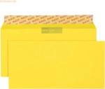 Elco Briefumschl&auml;ge Color C5/6 intensiv-gelb Haftklebung 100 g/qm VE=2