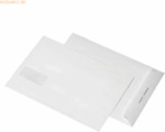 Elepa Versandtaschen B4 mit Fenster 120g/qm wei&szlig; VE=250 St&uuml;ck