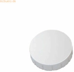Maul Rundmagnet Solid 24 mm 0,6 kg Haftkraft 10 St&uuml;ck wei&szlig;