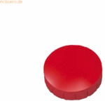 Maul Rundmagnet Solid 24 mm 0,6 kg Haftkraft 10 St&uuml;ck rot