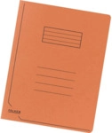 25 x Falken Einschlagmappe A4 Karton 320g/qm mit 3 Klappen orange