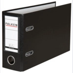 10 x Falken Ordner A5 quer PP 80mm schwarz