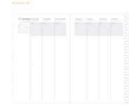 Quo Vadis Buchkalender Plan Week Ersatzeinlage 16x24cm Pastel 2024
