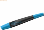 5 x Schneider Tintenroller Breeze Kugelspitze M schwarz/blau k&ouml;nigsbla
