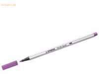 10 x Stabilo Premium-Filzstift mit Pinselspitze Pen 68 brush pflaume