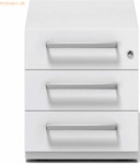 Bisley Rollcontainer Note Griff 3 Sch&uuml;be verkehrswei&szlig;