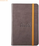 Rhodia Notizbuch Rhodiarama A6 96 Blatt blanko schokoladenbraun
