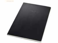 Sigel Notizblock Conceptum A4 120 Seiten Hardcover kariert 80g black