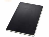 Sigel Notizblock Conceptum A5 120 Seiten Hardcover kariert 80g black