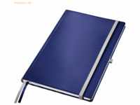 Leitz Notizbuch Style fester Einband A4 liniert 80 Blatt titan blau