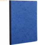 Clairefontaine Notizbuch A4 AgeBag Leinenoptik blanko 96 Blatt blau