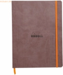 Rhodia Notizbuch Flex 19x25cm liniert 90g/qm 80 Blatt schokolade