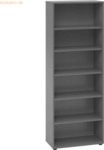 mcbuero.de Regal 6OH 80x40x215,6cm Graphit