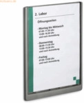 Durable T&uuml;rschild A4 graphit