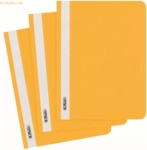 10 x Herlitz Schnellhefter A5 PP gelb