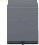 Bisley Rollcontainer Note Griffleiste 1 Schublade 1 HR-Schublade anthr