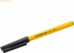10 x Staedtler Kugelschreiber stick Kappenmodell F schwarz