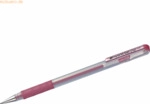 12 x Pentel Gelschreiber Hybrid 0.4mm metallic rot