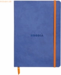 Rhodia Notizbuch Flex A5 liniert 90g/qm 80 Blatt saphirblau