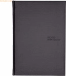 G&uuml;ss Buchkalender Manager-Timer 21x26cm 1 Woche/2 Seiten schwarz 2027