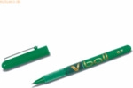 12 x Pilot Tintenroller V-Ball 07 0,4mm gr&uuml;n