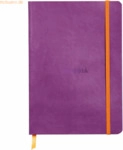 Rhodia Notizbuch Flex A5 liniert 90g/qm 80 Blatt violett