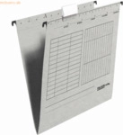 Falken H&auml;ngemappe UniReg Kraftkarton 230g/qm seitlich offen grau