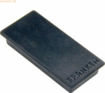Franken Haftmagnet 23mmx50mm schwarz VE=10 St&uuml;ck