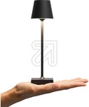 SIGOR NUINDIE POCKET LED Akku-Tischleuchte nachtschwarz 1,4W 130lm 2200/2700K 45&Acirc;&deg;