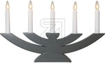 STARtrading - Fensterleuchter "Navida " dunkelgrau 220-04