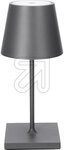 SIGOR LED-Akku-Tischleuchte mini 2,2W 2200/2700K graphitgrau 4547101 USB-C