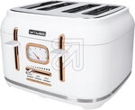 MUSE Edelstahl-Toaster wei&Atilde;&Yuml; MS-131 W